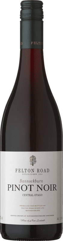 78,95 € Free Shipping | Red Wine Felton Road Bannockburn Crianza — Aged I.G. Central Otago Central Otago New Zealand Pinot Noir Bottle 75 cl