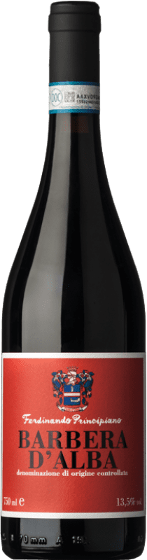 25,95 € Бесплатная доставка | Красное вино Ferdinando Principiano Laura D.O.C. Barbera d'Alba Пьемонте Италия Barbera — Барбера 75 cl