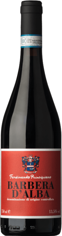 17,95 € Бесплатная доставка | Красное вино Ferdinando Principiano Laura D.O.C. Barbera d'Alba Пьемонте Италия Barbera бутылка 75 cl