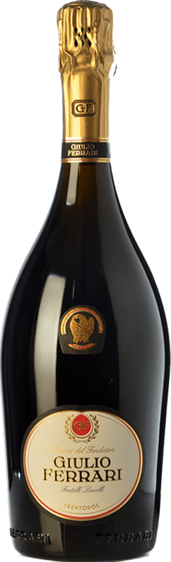 163,95 € Envoi gratuit | Vin Mousseux Blanc Ferrari Giulio Extra Brut Réserve D.O.C. Trento Trentin Italie Chardonnay Bouteille 75 cl