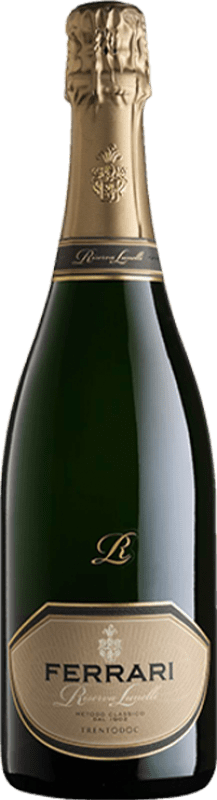 102,95 € Envoi gratuit | Blanc mousseux Ferrari Lunelli Extra- Brut Réserve D.O.C. Trento Trentin Italie Chardonnay Bouteille 75 cl