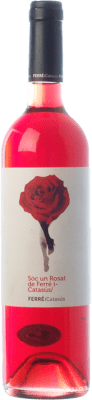 9,95 € Spedizione Gratuita | Vino Rosato Ferré i Catasús Sóc un Rosat D.O. Penedès Catalogna Spagna Merlot 75 cl