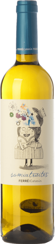 12,95 € Envío gratis | Vino Blanco Ferré i Catasús Somiatruites D.O. Penedès Cataluña España Xarel·lo, Chardonnay, Chenin, Sauvignon, Moscatel 75 cl