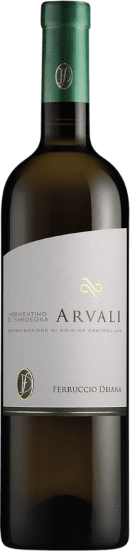 17,95 € Бесплатная доставка | Белое вино Ferruccio Deiana Arvali D.O.C. Vermentino di Sardegna Sardegna Италия Vermentino — Верментино Бутылка 75 cl