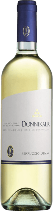 14,95 € 免费送货 | 白酒 Ferruccio Deiana Donnikalia D.O.C. Vermentino di Sardegna 撒丁岛 意大利 Vermentino 瓶子 75 cl