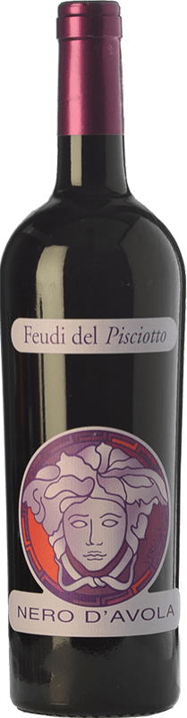 17,95 € Kostenloser Versand | Rotwein Feudi del Pisciotto Versace I.G.T. Terre Siciliane Sizilien Italien Nero d'Avola 75 cl