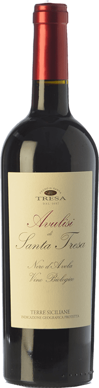 19,95 € 免费送货 | 红酒 Feudo di Santa Tresa Avulisi I.G.T. Terre Siciliane 西西里岛 意大利 Nero d'Avola 瓶子 75 cl
