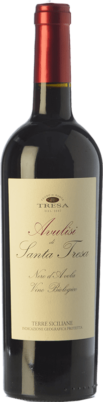 19,95 € Envío gratis | Vino tinto Feudo di Santa Tresa Avulisi I.G.T. Terre Siciliane Sicilia Italia Nero d'Avola Botella 75 cl