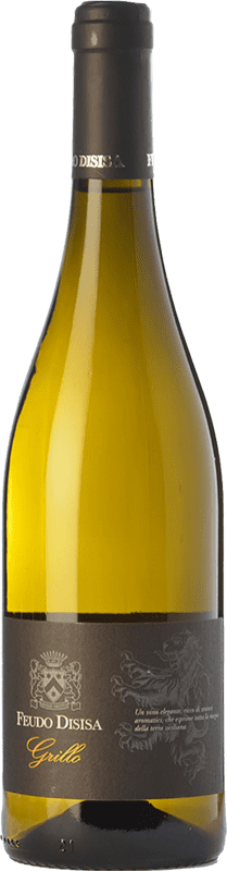 11,95 € Envio grátis | Vinho branco Feudo Disisa I.G.T. Terre Siciliane Sicília Itália Grillo Garrafa 75 cl