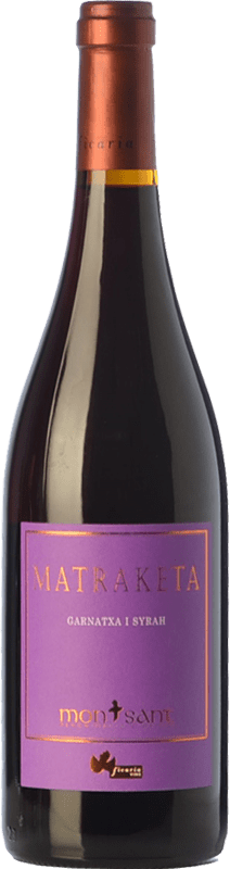 13,95 € Free Shipping | Red wine Ficaria Matraketa Negre Joven D.O. Montsant Catalonia Spain Syrah, Grenache Bottle 75 cl