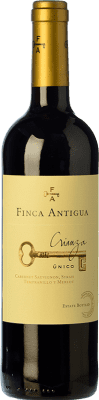 9,95 € Spedizione Gratuita | Vino rosso Finca Antigua Único Crianza D.O. La Mancha Castilla-La Mancha Spagna Tempranillo, Merlot, Syrah, Cabernet Sauvignon Bottiglia 75 cl