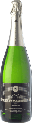 10,95 € Envío gratis | Espumoso Blanco Ca N'Estella Rabetllat i Vidal Brut D.O. Cava Cataluña España Macabeo, Xarel·lo 75 cl