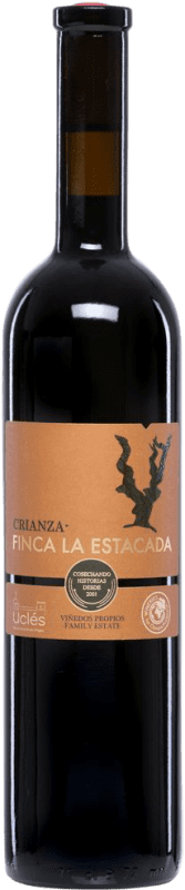 8,95 € Kostenloser Versand | Rotwein Finca La Estacada 12 Meses Alterung D.O. Uclés Kastilien-La Mancha Spanien Tempranillo Flasche 75 cl