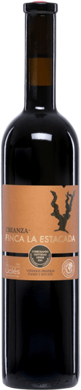 8,95 € Envoi gratuit | Vin rouge Finca La Estacada 12 Meses Crianza D.O. Uclés Castilla La Mancha Espagne Tempranillo Bouteille 75 cl