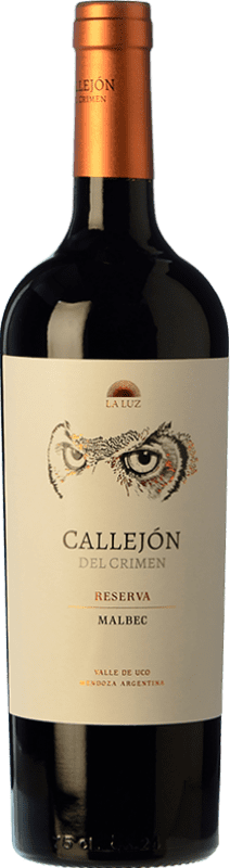 19,95 € Free Shipping | Red Wine Finca La Luz Callejón del Crimen Barricas Reservadas Crianza — Aged I.G. Valle de Uco Uco Valley Argentina Malbec Bottle 75 cl