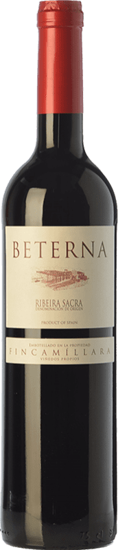 17,95 € Free Shipping | Red wine Míllara Beterna Young D.O. Ribeira Sacra Galicia Spain Mencía Bottle 75 cl