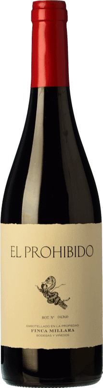 14,95 € Free Shipping | Red wine Míllara El Prohibido Joven Spain Mencía, Sousón Bottle 75 cl