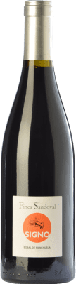 26,95 € Free Shipping | Red wine Finca Sandoval Signo Bobal Aged D.O. Manchuela Castilla la Mancha Spain Syrah, Bobal Bottle 75 cl
