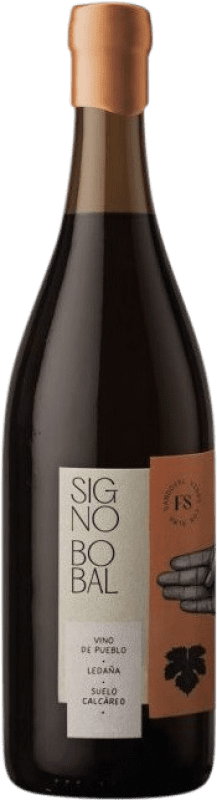 18,95 € Free Shipping | Red Wine Finca Sandoval Signo Bobal Crianza — Aged D.O. Manchuela Castilla la Mancha Spain Syrah — Shiraz, Bobal Bottle 75 cl