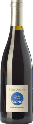 19,95 € Envío gratis | Vino Tinto Finca Sandoval Signo Garnacha Crianza D.O. Manchuela Castilla la Mancha España Garnacha 75 cl