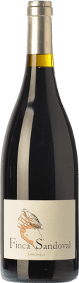 43,95 € Free Shipping | Red wine Finca Sandoval Crianza D.O. Manchuela Castilla la Mancha Spain Syrah, Monastrell, Bobal Magnum Bottle 1,5 L