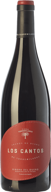 18,95 € Free Shipping | Red wine Finca Torremilanos Los Cantos Aged D.O. Ribera del Duero Castilla y León Spain Tempranillo, Merlot Bottle 75 cl