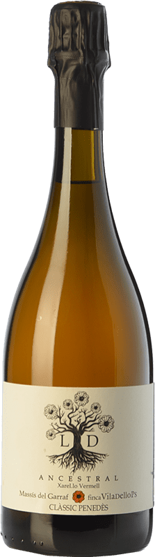 17,95 € 免费送货 | 白起泡酒 Finca Viladellops LD Ancestral D.O. Penedès 加泰罗尼亚 西班牙 Xarel·lo Vermell Eco 生态 有机 天然 瓶子 75 cl