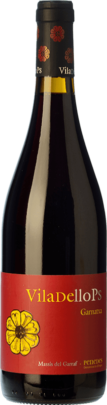 12,95 € Envoi gratuit | Vin Rouge Finca Viladellops Garnatxa Jeune D.O. Penedès Catalogne Espagne Garnacha — Grenache Eco — Biologique Bouteille 75 cl