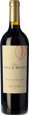 24,95 € 免费送货 | 红酒 Finca Villacreces Crianza D.O. Ribera del Duero 卡斯蒂利亚莱昂 西班牙 Tempranillo, Merlot, Cabernet Sauvignon 瓶子 75 cl