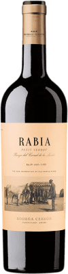24,95 € Kostenloser Versand | Rotwein Cerrón Rabia D.O. Jumilla Region von Murcia Spanien Petit Verdot Flasche 75 cl