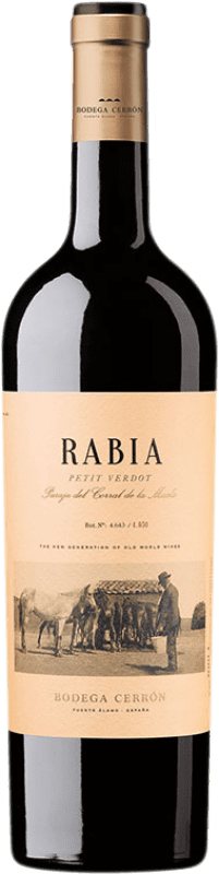 19,95 € Envío gratis | Vino tinto Cerrón Rabia D.O. Jumilla Región de Murcia España Petit Verdot Botella 75 cl