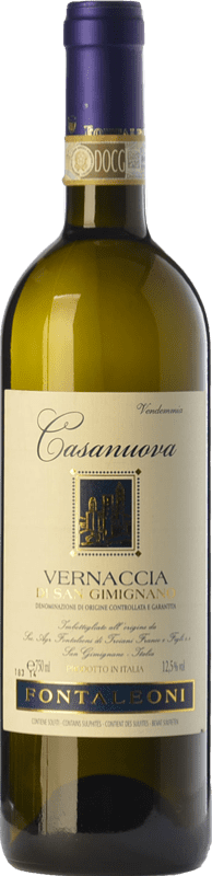 12,95 € Бесплатная доставка | Белое вино Fontaleoni Casa Nuova D.O.C.G. Vernaccia di San Gimignano Тоскана Италия Vernaccia бутылка 75 cl