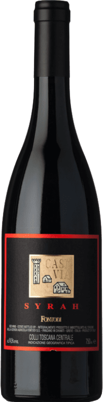 78,95 € Kostenloser Versand | Rotwein Fontodi Case Via I.G.T. Colli della Toscana Centrale Toskana Italien Syrah Eco — Biologisch 75 cl