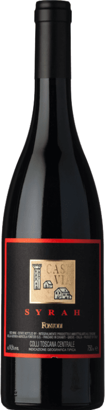 76,95 € Spedizione Gratuita | Vino rosso Fontodi Case Via I.G.T. Colli della Toscana Centrale Toscana Italia Syrah Bottiglia 75 cl