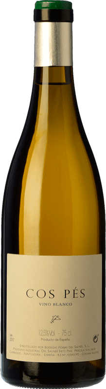 19,95 € Бесплатная доставка | Белое вино Forjas del Salnés Cos Pés старения Испания Albariño бутылка 75 cl