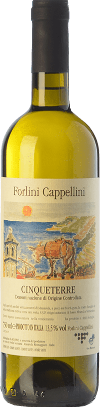 29,95 € Free Shipping | White Wine Forlini Cappellini D.O.C. Cinque Terre Liguria Italy Vermentino, Albarola, Bosco 75 cl