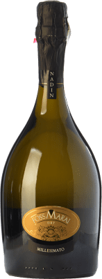 19,95 € 免费送货 | 白起泡酒 Foss Marai Nadin 干 D.O.C.G. Prosecco di Conegliano-Valdobbiadene 特雷维索 意大利 Glera 瓶子 75 cl