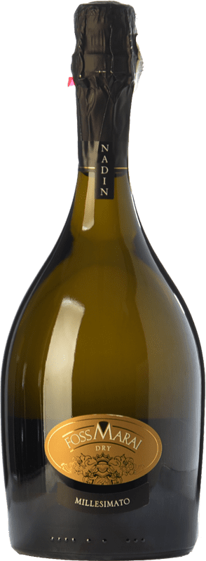 19,95 € Envoi gratuit | Vin Mousseux Blanc Foss Marai Nadin Seco — Sec D.O.C.G. Prosecco di Conegliano-Valdobbiadene Trévise Italie Glera Bouteille 75 cl