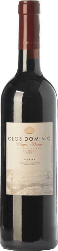 26,95 € Free Shipping | Red wine Clos Dominic Vinyes Baixes Aged D.O.Ca. Priorat Catalonia Spain Merlot, Grenache, Cabernet Sauvignon, Carignan, Picapoll Black Bottle 75 cl