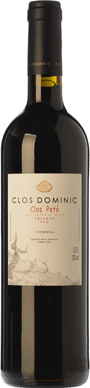 21,95 € Envío gratis | Vino Tinto Clos Dominic Clos Petó Crianza D.O.Ca. Priorat Cataluña España Garnacha, Cabernet Sauvignon, Cariñena 75 cl