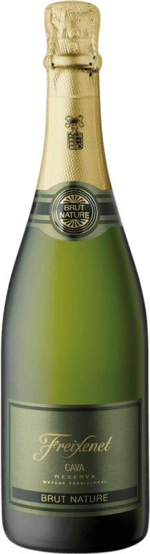 12,95 € Free Shipping | White sparkling Freixenet Brut Nature Reserva D.O. Cava Catalonia Spain Macabeo, Xarel·lo, Parellada Bottle 75 cl