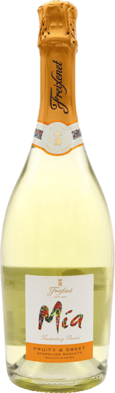 7,95 € Бесплатная доставка | Белое игристое Freixenet Mía Sparkling сладкий D.O. Penedès Каталония Испания Muscat бутылка 75 cl