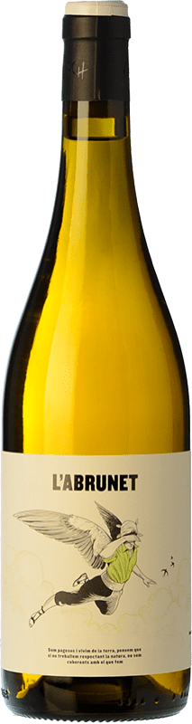 9,95 € Envio grátis | Vinho Branco Frisach L'Abrunet D.O. Terra Alta Catalunha Espanha Garnacha — Grenache Eco — Biológico Garrafa 75 cl
