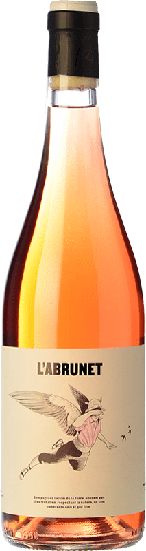 12,95 € Envio grátis | Vinho rosé Frisach L'Abrunet Rosat D.O. Terra Alta Catalunha Espanha Grenache, Grenache Branca, Grenache Cinza Garrafa 75 cl