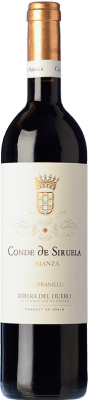 16,95 € Free Shipping | Red wine Frutos Villar Conde Siruela Crianza D.O. Ribera del Duero Castilla y León Spain Tempranillo Bottle 75 cl