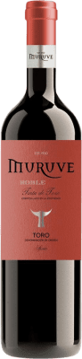 6,95 € 免费送货 | 红酒 Frutos Villar Muruve 橡木 D.O. Toro 卡斯蒂利亚莱昂 西班牙 Tinta de Toro 瓶子 75 cl