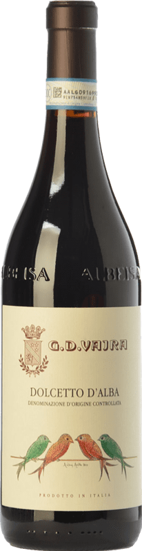 12,95 € Free Shipping | Red wine G.D. Vajra D.O.C.G. Dolcetto d'Alba Piemonte Italy Dolcetto Bottle 75 cl