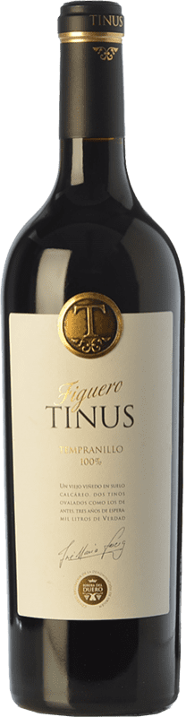 284,95 € 免费送货 | 红酒 Figuero Tinus 预订 D.O. Ribera del Duero 卡斯蒂利亚莱昂 西班牙 Tempranillo 瓶子 75 cl