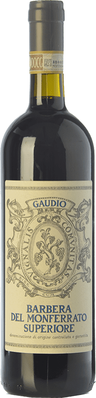 16,95 € 送料無料 | 赤ワイン Gaudio 上級 D.O.C. Barbera del Monferrato ピエモンテ イタリア Barbera — バルベーラ, Freisa — フレイザ 75 cl