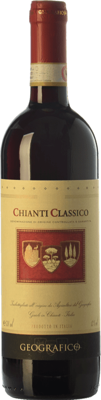 15,95 € Envoi gratuit | Vin Rouge Geografico D.O.C.G. Chianti Toscane Italie Sangiovese, Canaiolo Noir Bouteille 75 cl